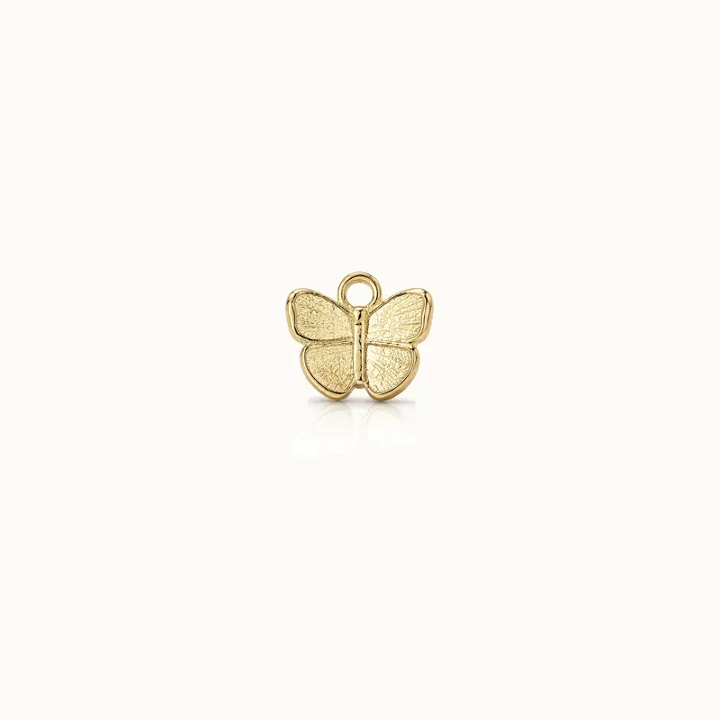 9k Mini Butterfly Charm