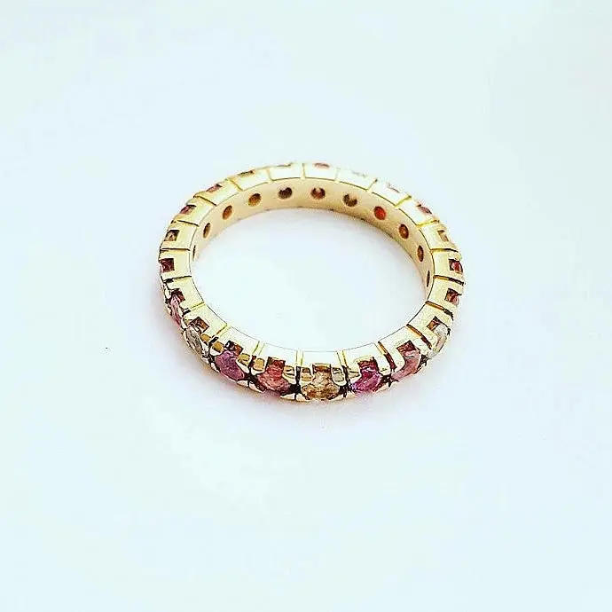 Alliance ring sapphire pink