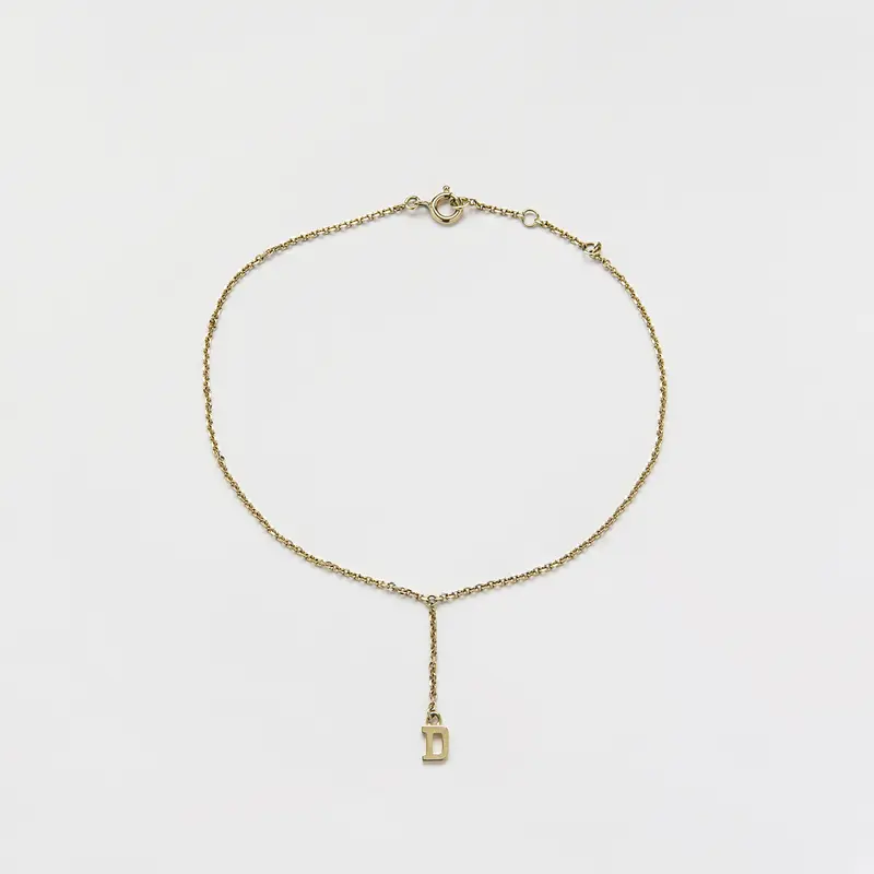 Ankle Charm & Letter