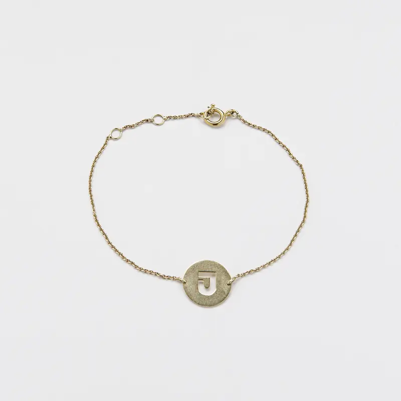 Bracelet & Coin and Letter