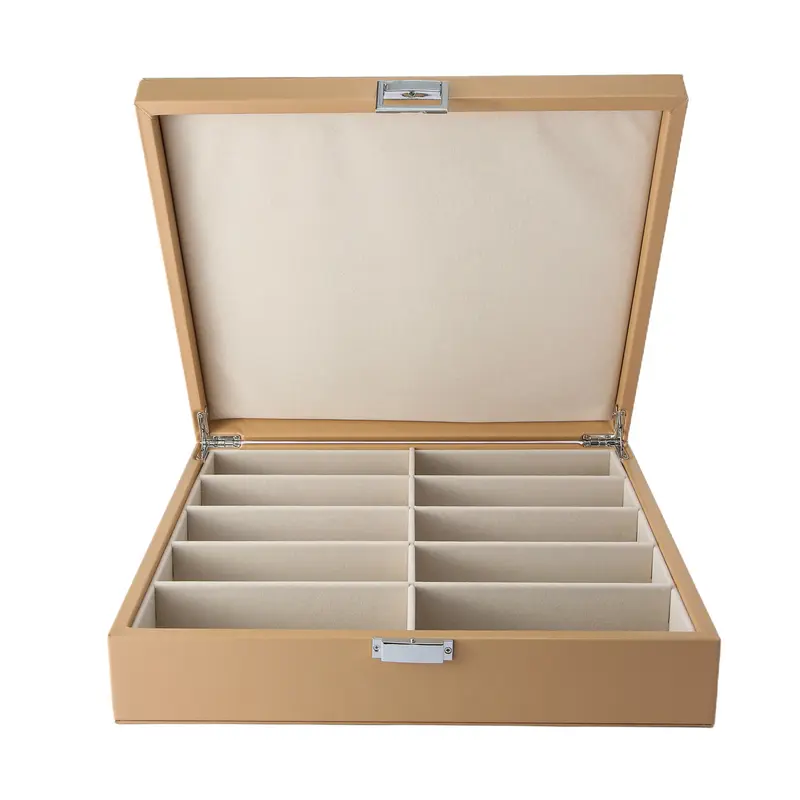 Brillendoos beige large