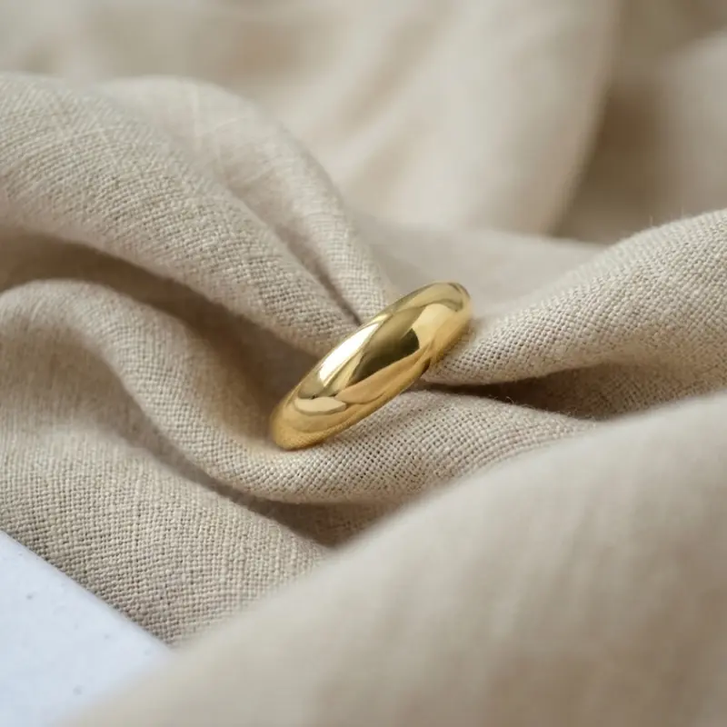 Chunky June Ring - Gold 14k