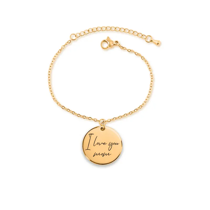 Coin Bracelet - Handwritten