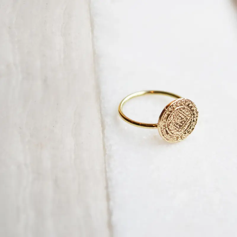 Coin Ring - Gold 14k