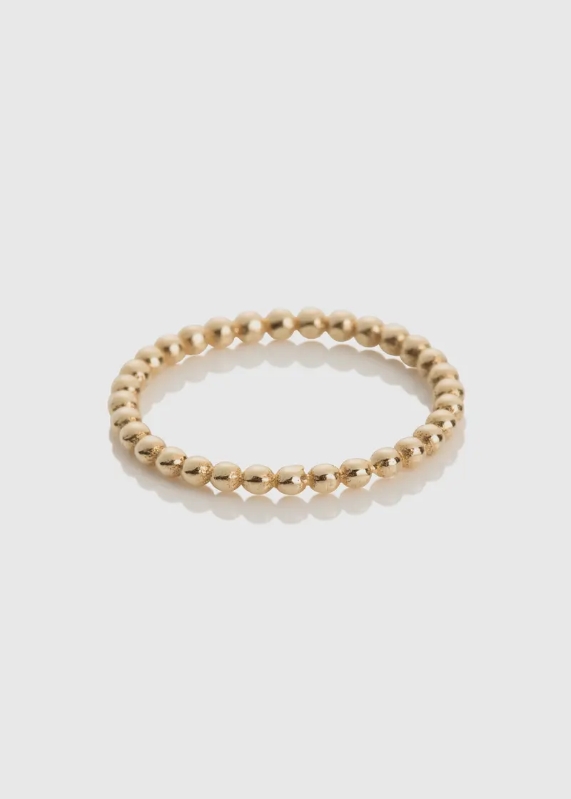 Fine Gold Bubbles Ring