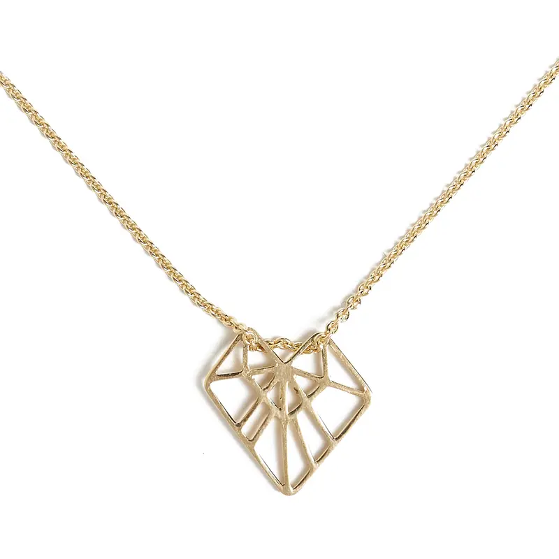 Galaxy Heart Necklace gold