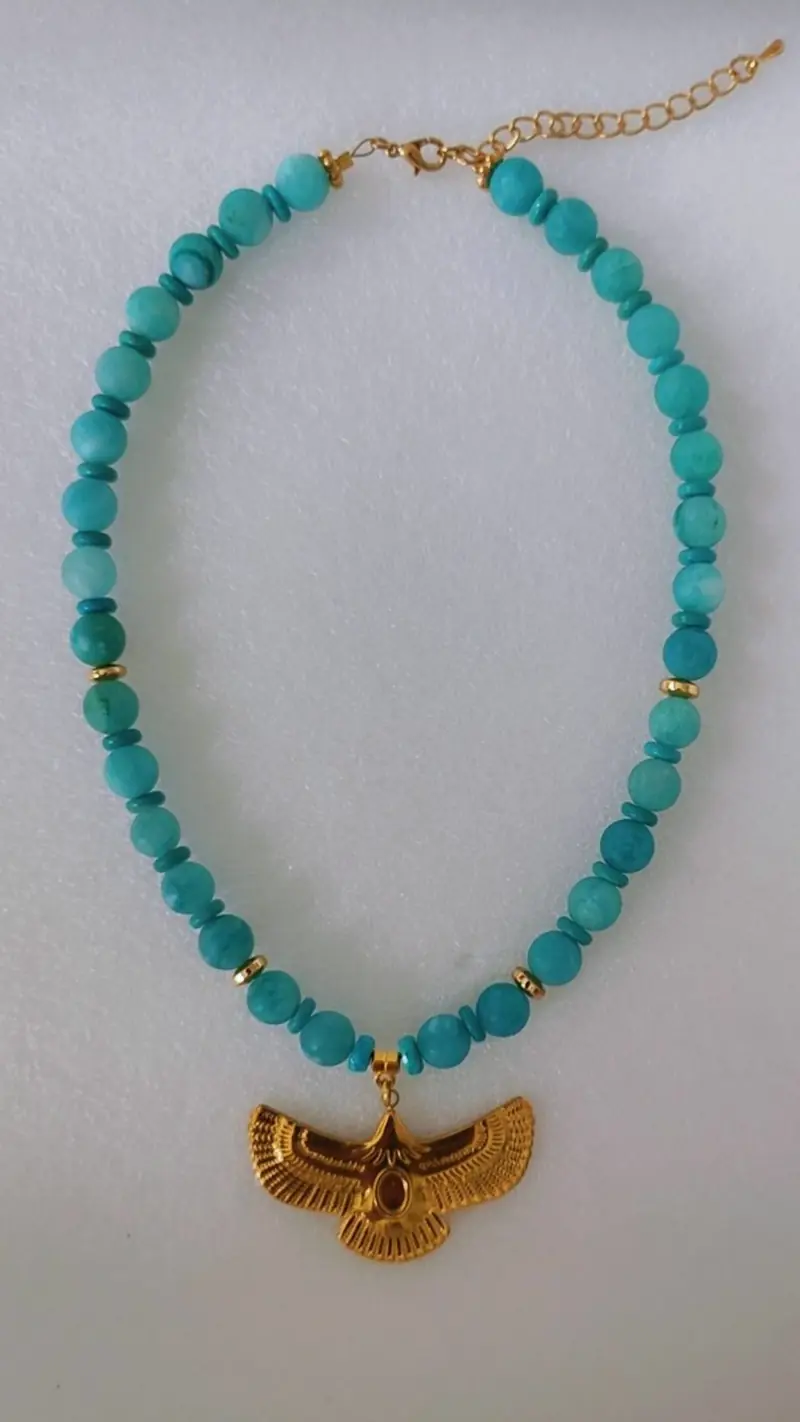 Gold Eagle necklace