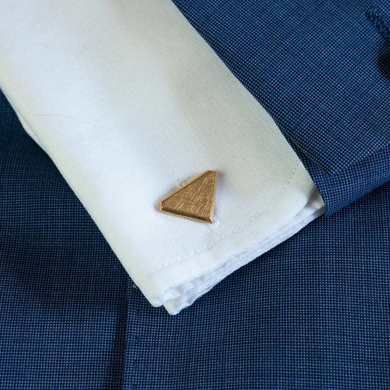 Gouden manchetknopen | Diamant
