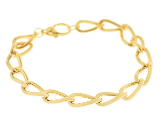 Gourmette link bracelet
