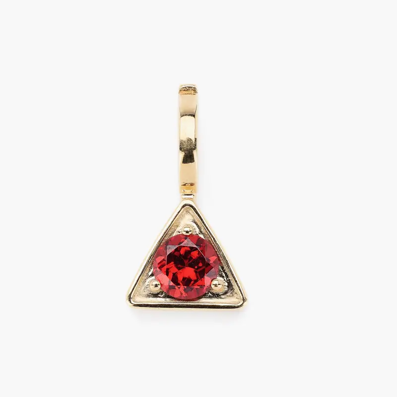 January Birthstone Garnet Pendant