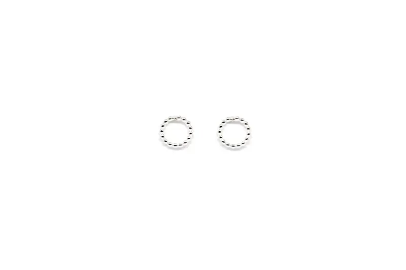 Led Earrings - Silver