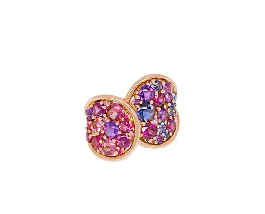Multicolor gemstone ring