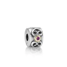 Pandora clip Double Heart