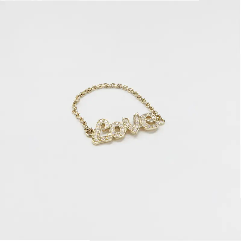 Ring Chained & Brilliants Love