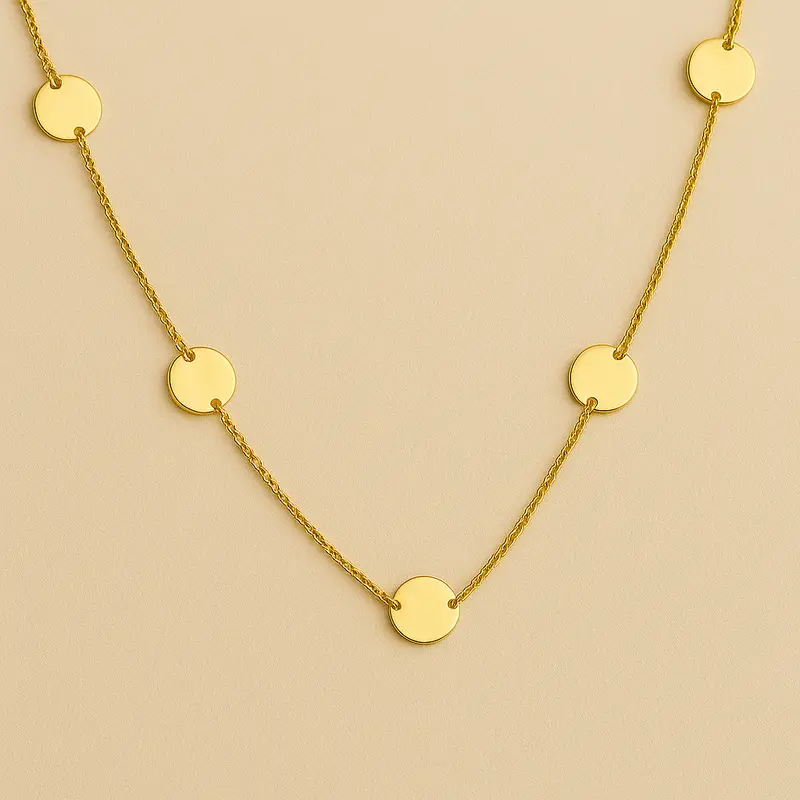 Ronde plaatjes ketting