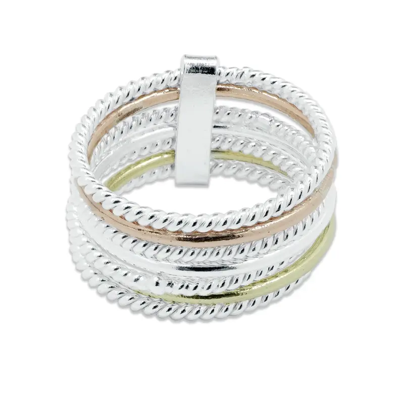 Silver Multiple Ring