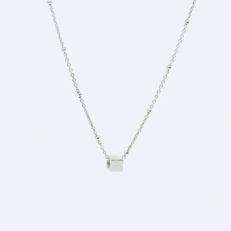 Solid as a Block ketting zilver