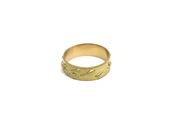 Tree Ring - Gold Plated