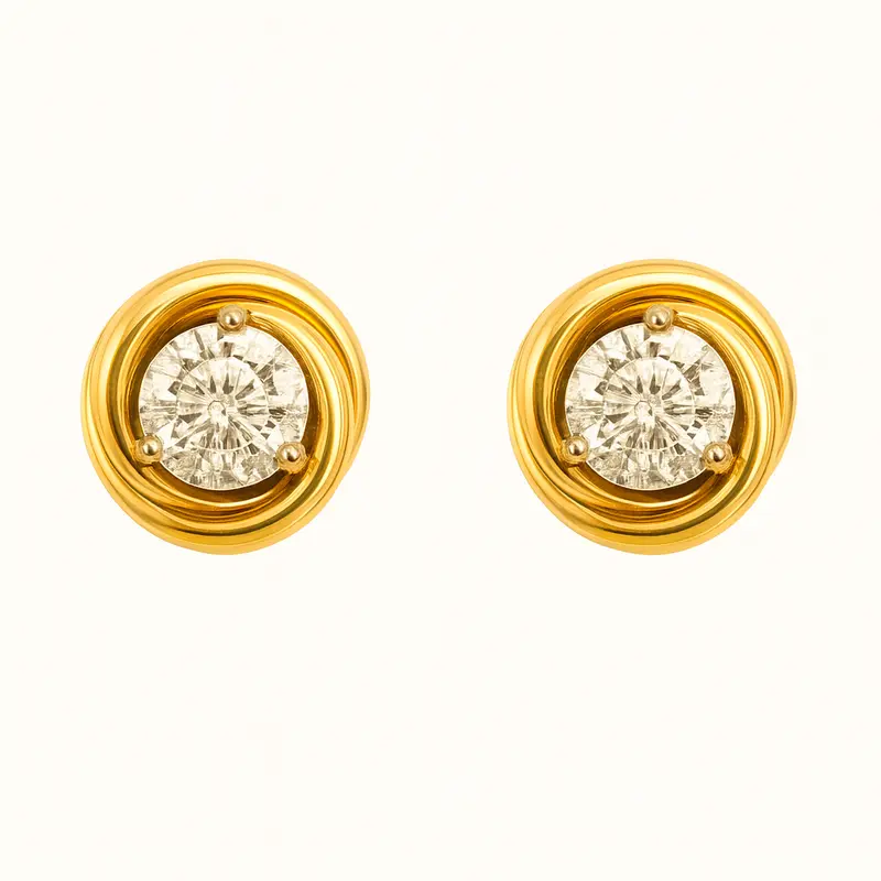 Trinity Crystal Earrings