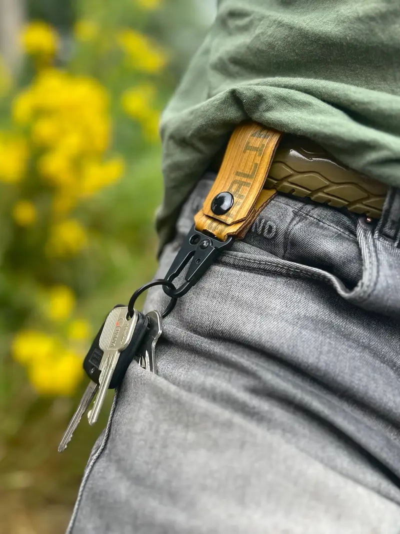 Wasted Fire keychain - Yellow