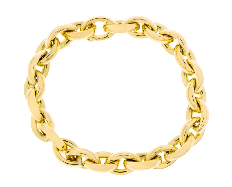 Yellow gold bracelet
